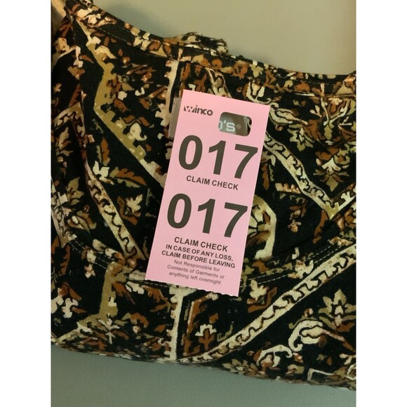 Chicos Women’s 1 US M Diamond Shapes Fall Colors Long Sleeves  Tunic Top - Picture 9 of 9